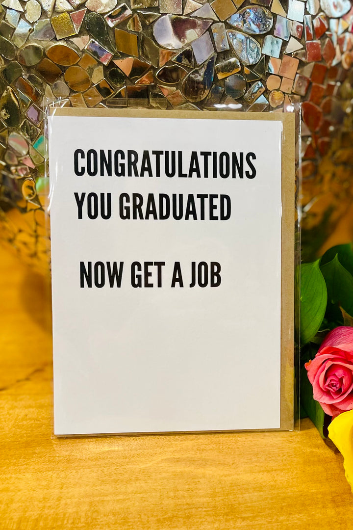 Get a Job Graduation Card