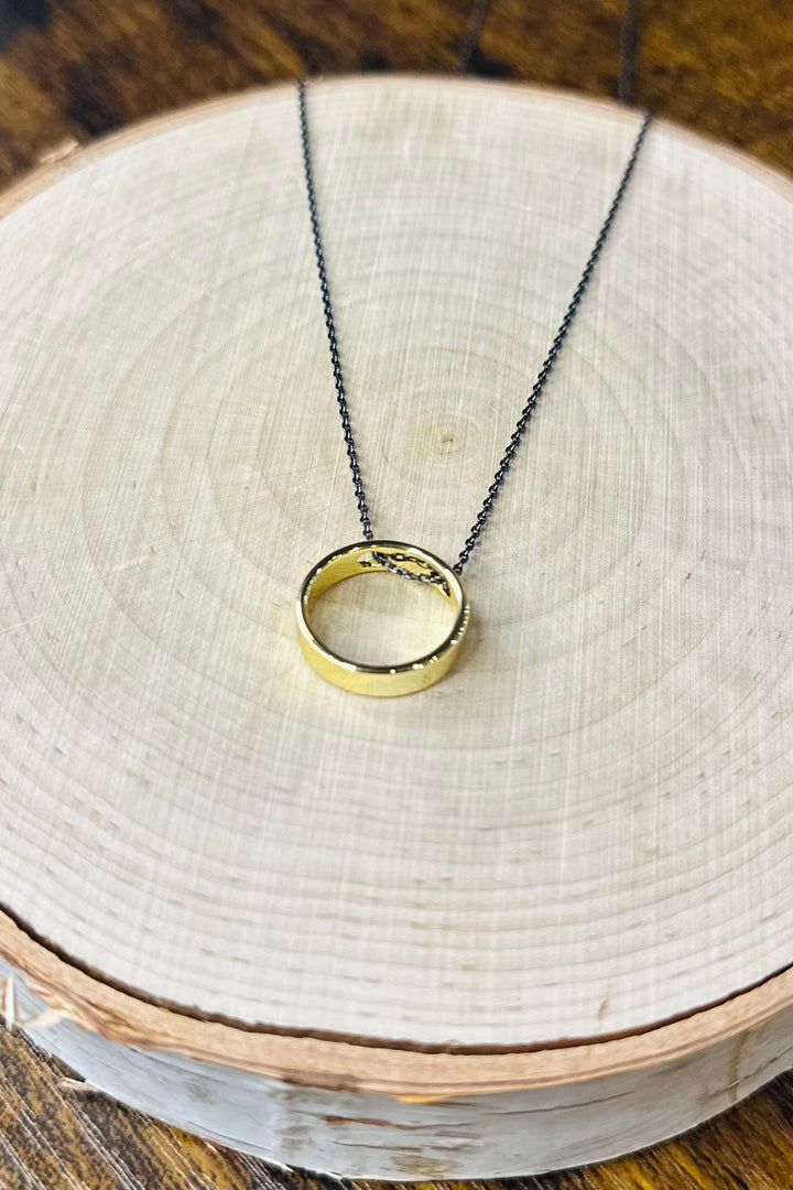 Contemporary Circle Pendant