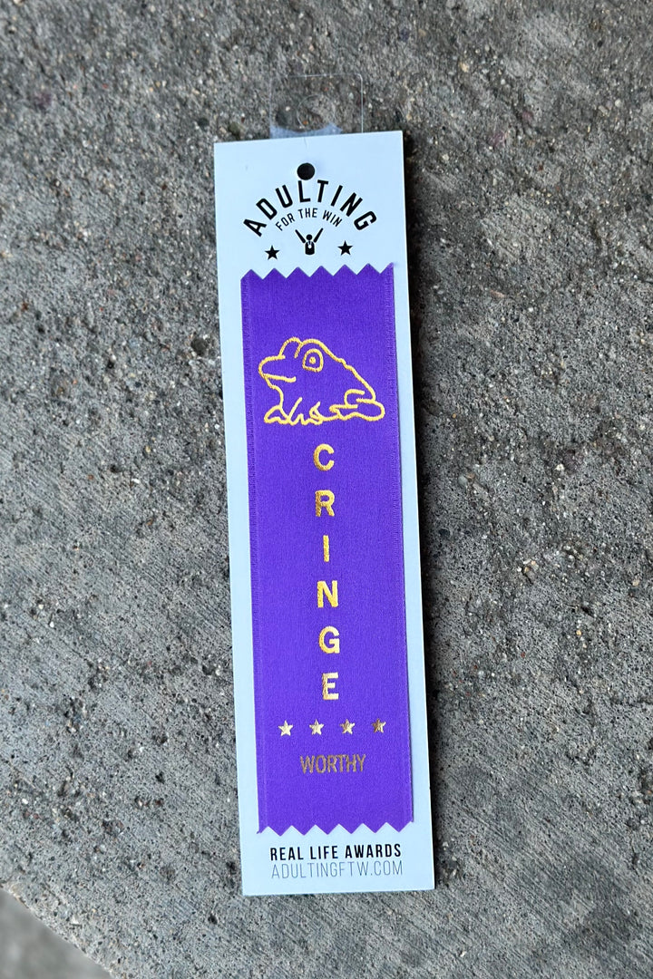 Award Ribbon: Cringe Worthy