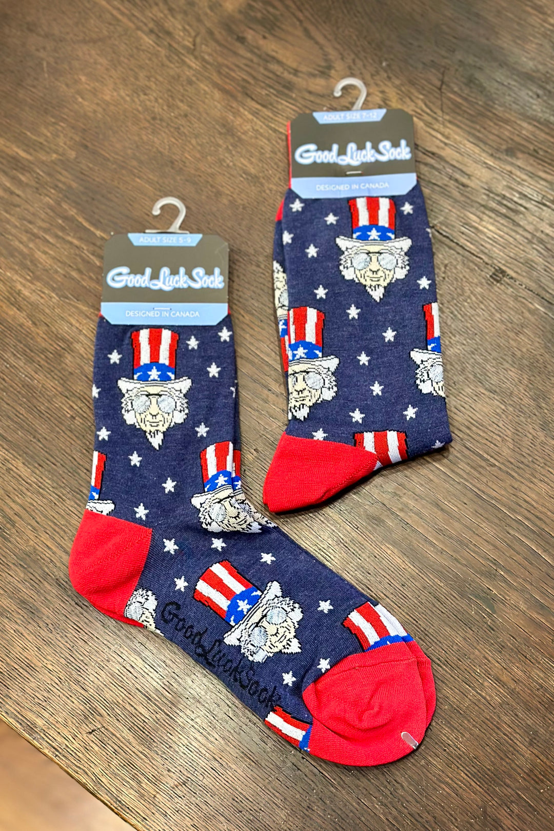 Cool Uncle Sam Socks - Women's