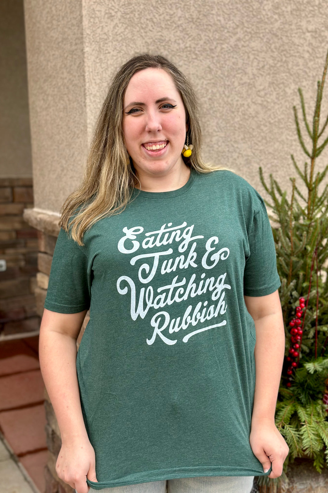 Eating Junk & Watching Rubbish Graphic Tee