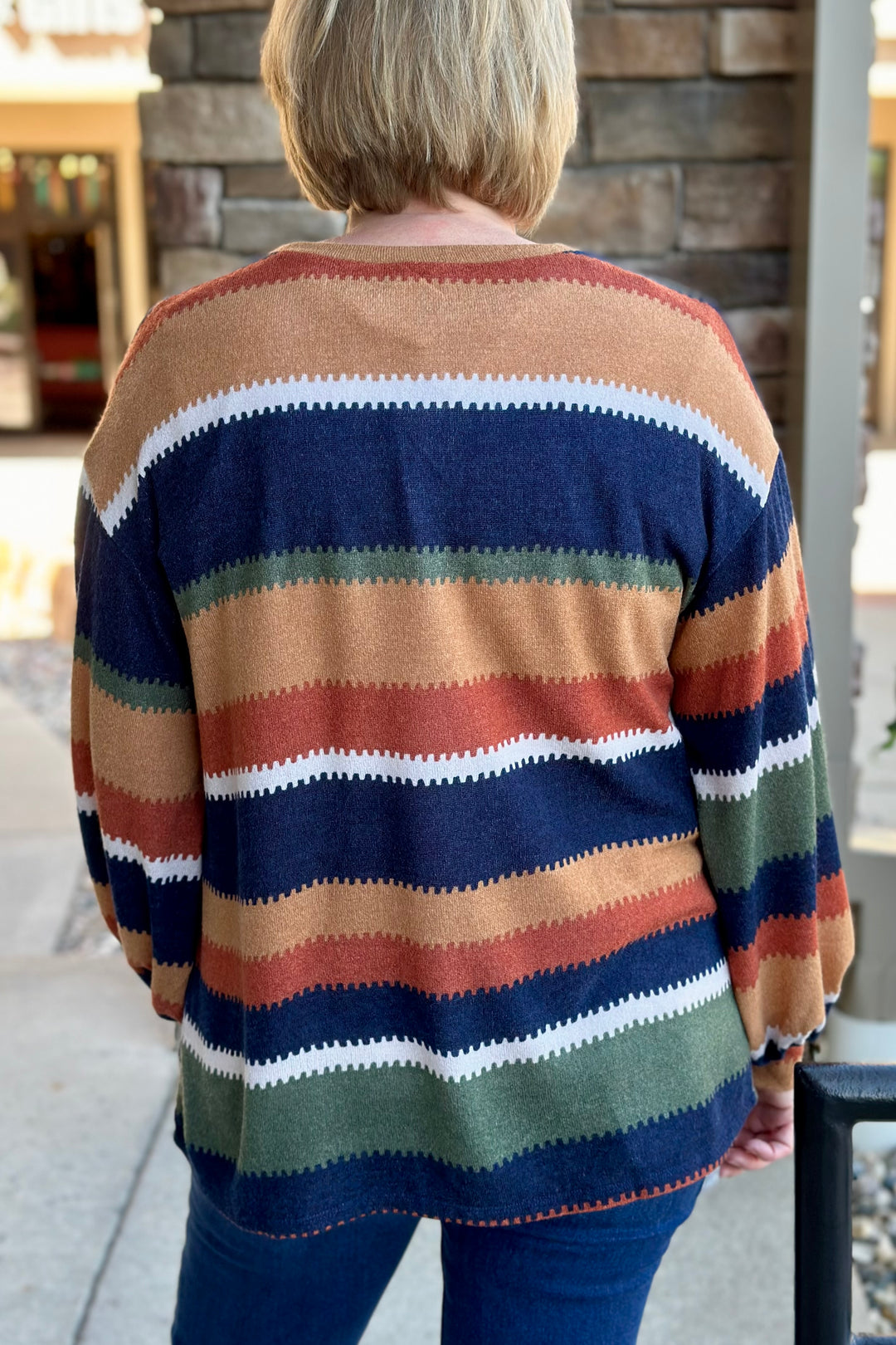 Serenity Multi-Color Long Sleeve Top