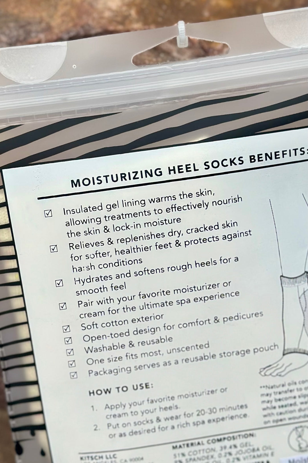 Moisturizing Heel Socks