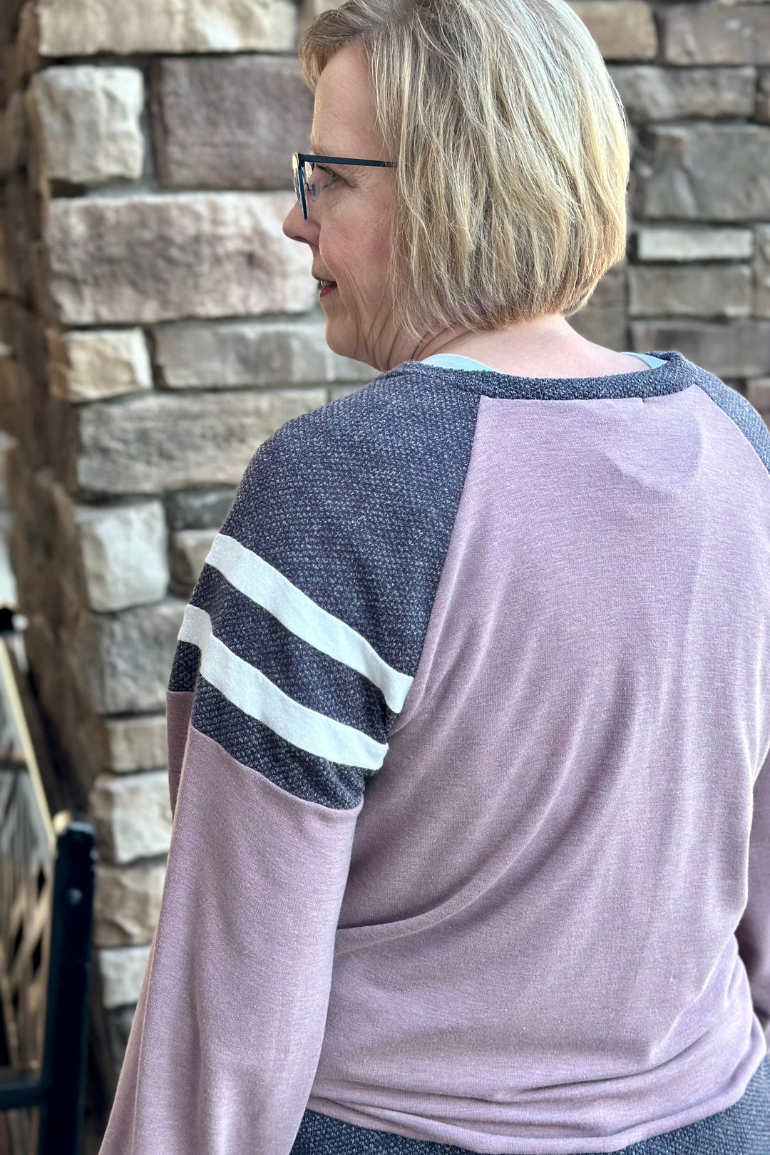 Gretchen Game Day Pullover - Mauve