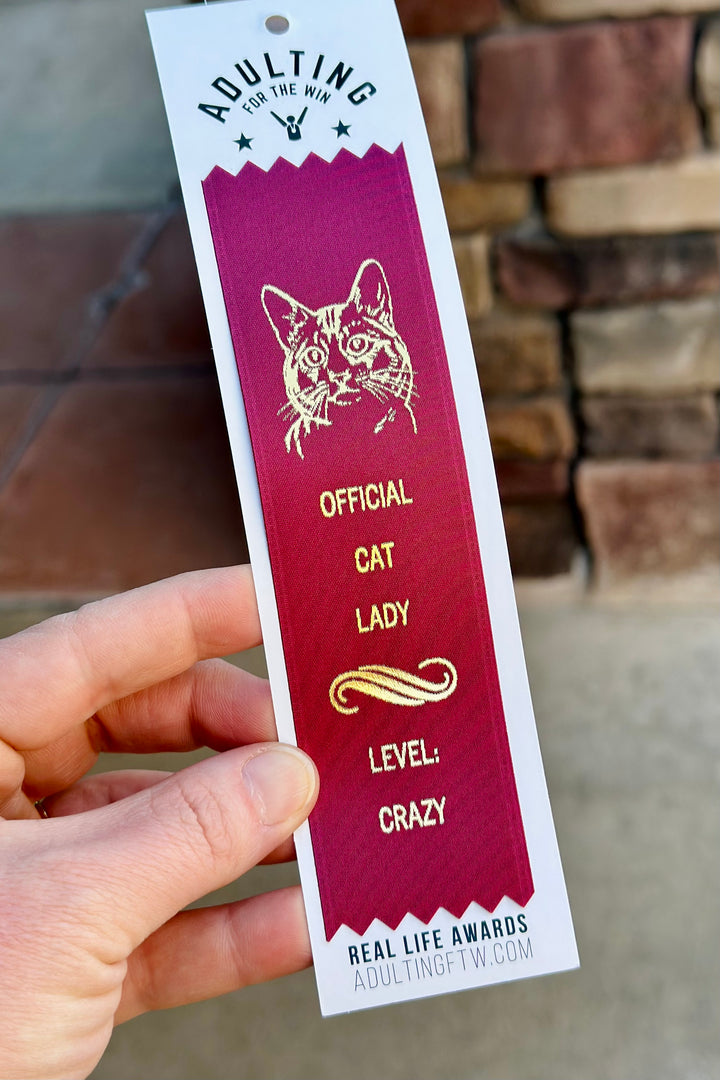 Award Ribbon: Official Cat Lady