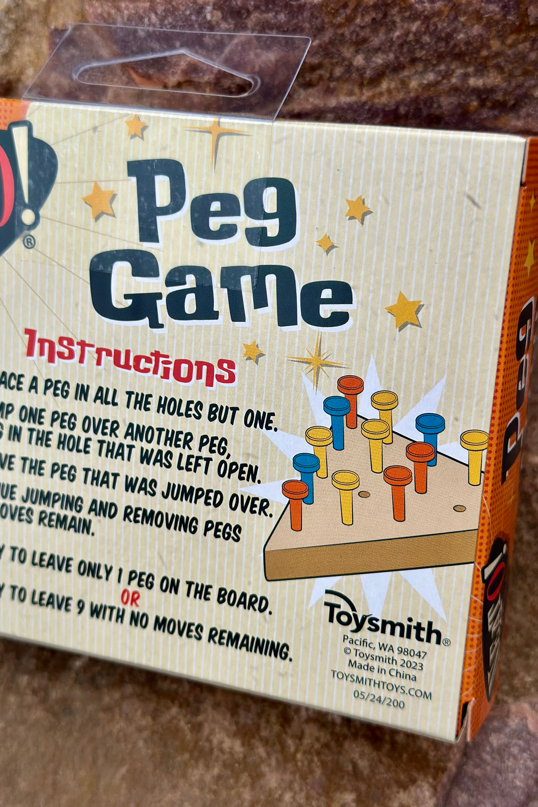 Classic Wooden Peg Game