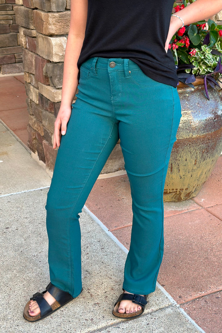 Quincy Hyperstretch Bootcut Pants - Emerald