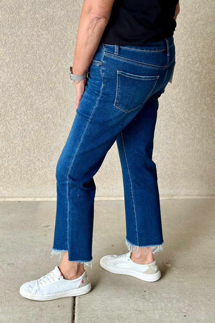 Sydney Cropped Flare Jeans from Lovervet