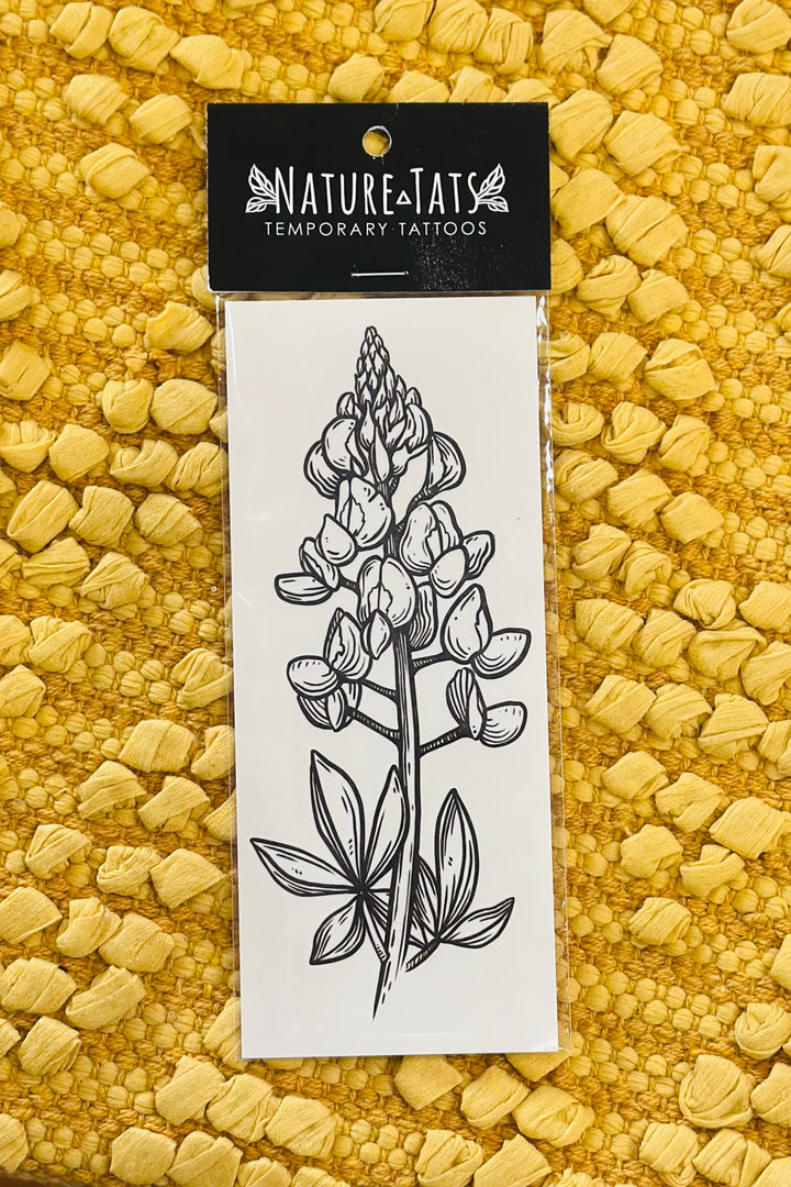 Bluebonnet Temporary Tattoo