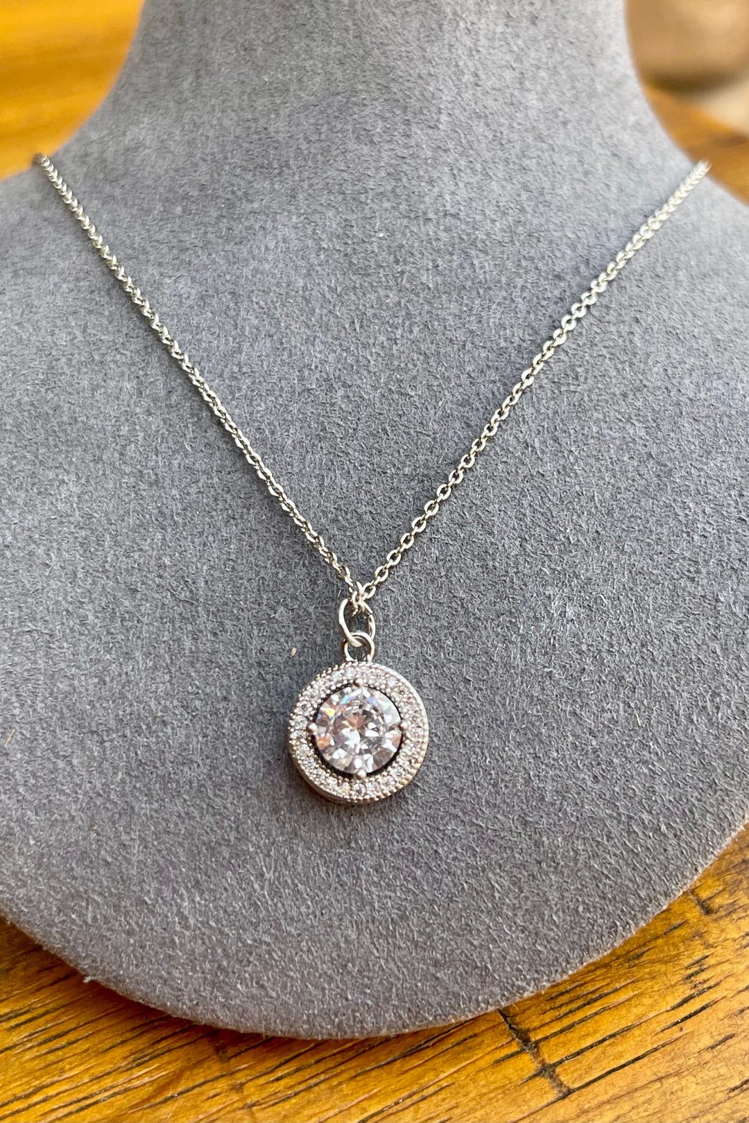 Premium Cubic Zirconia Pendant Necklace