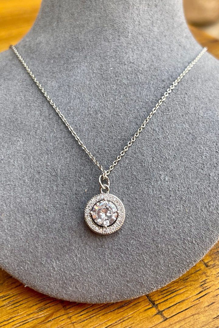 Premium Cubic Zirconia Pendant Necklace