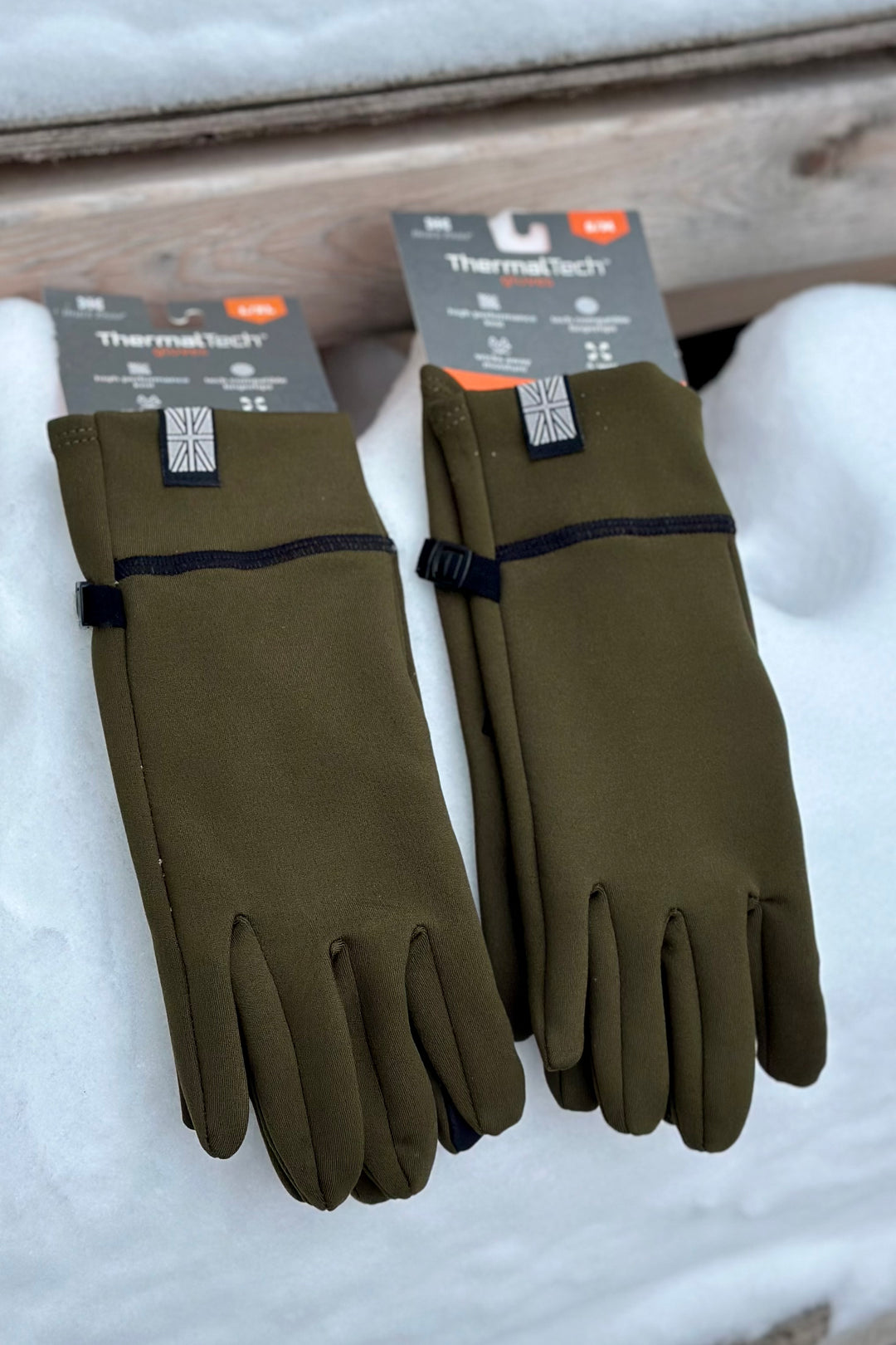 Britt's Knits Thermaltech Gloves 2.0 - Olive