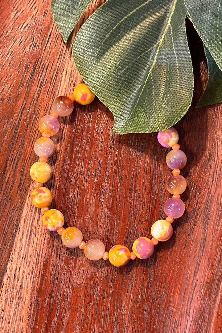 Semi-Precious Beaded Bracelet