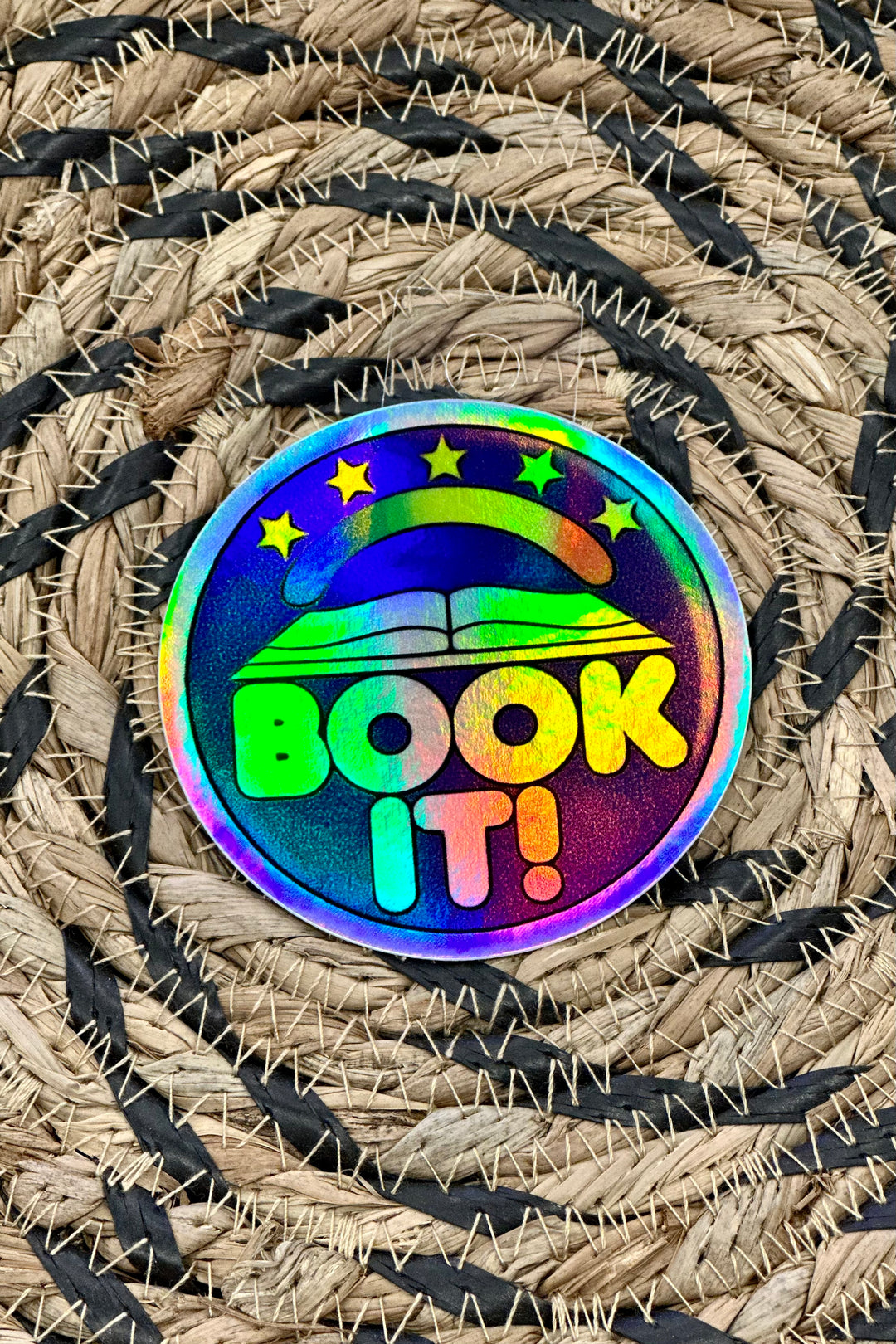 Book It! Holographic Sticker