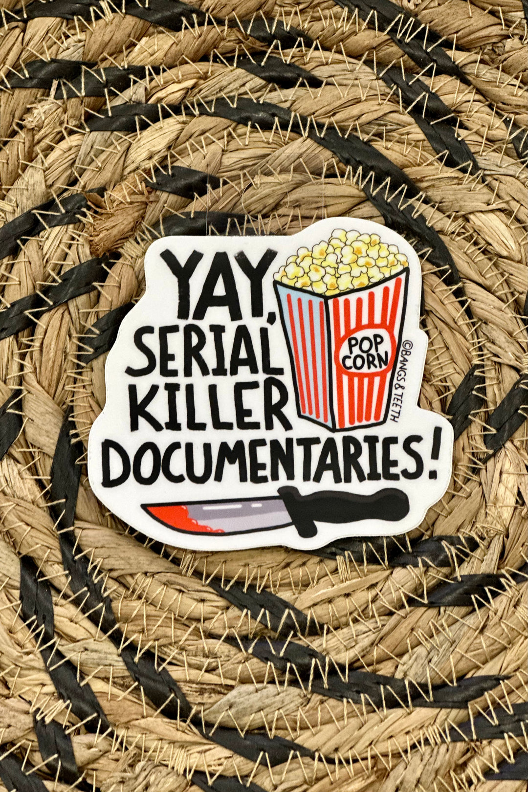 Serial Killer Documentaries Sticker