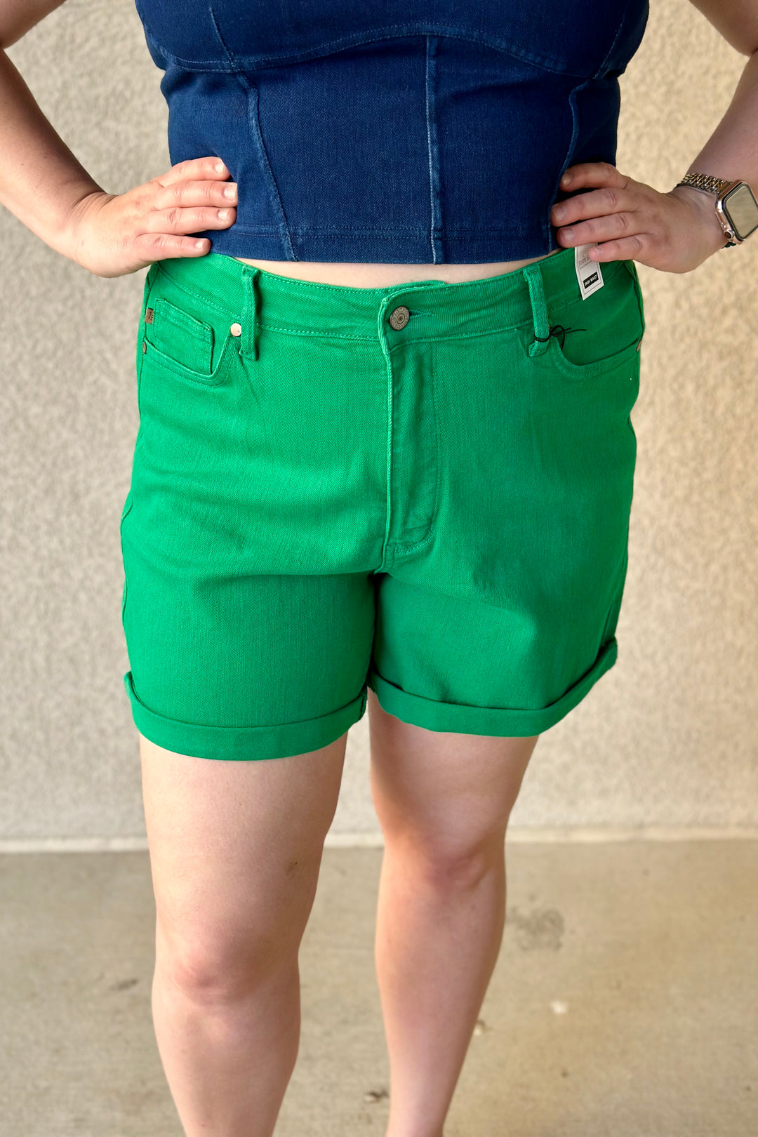 Karla Tummy Control Shorts - Green