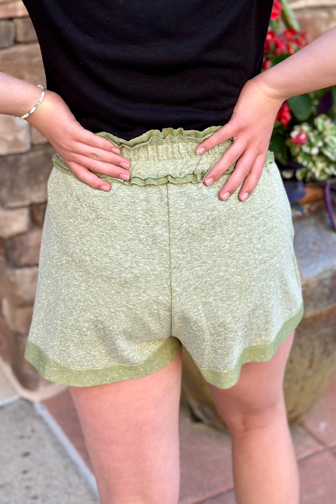 Noah Comfy Shorts - Sage Green