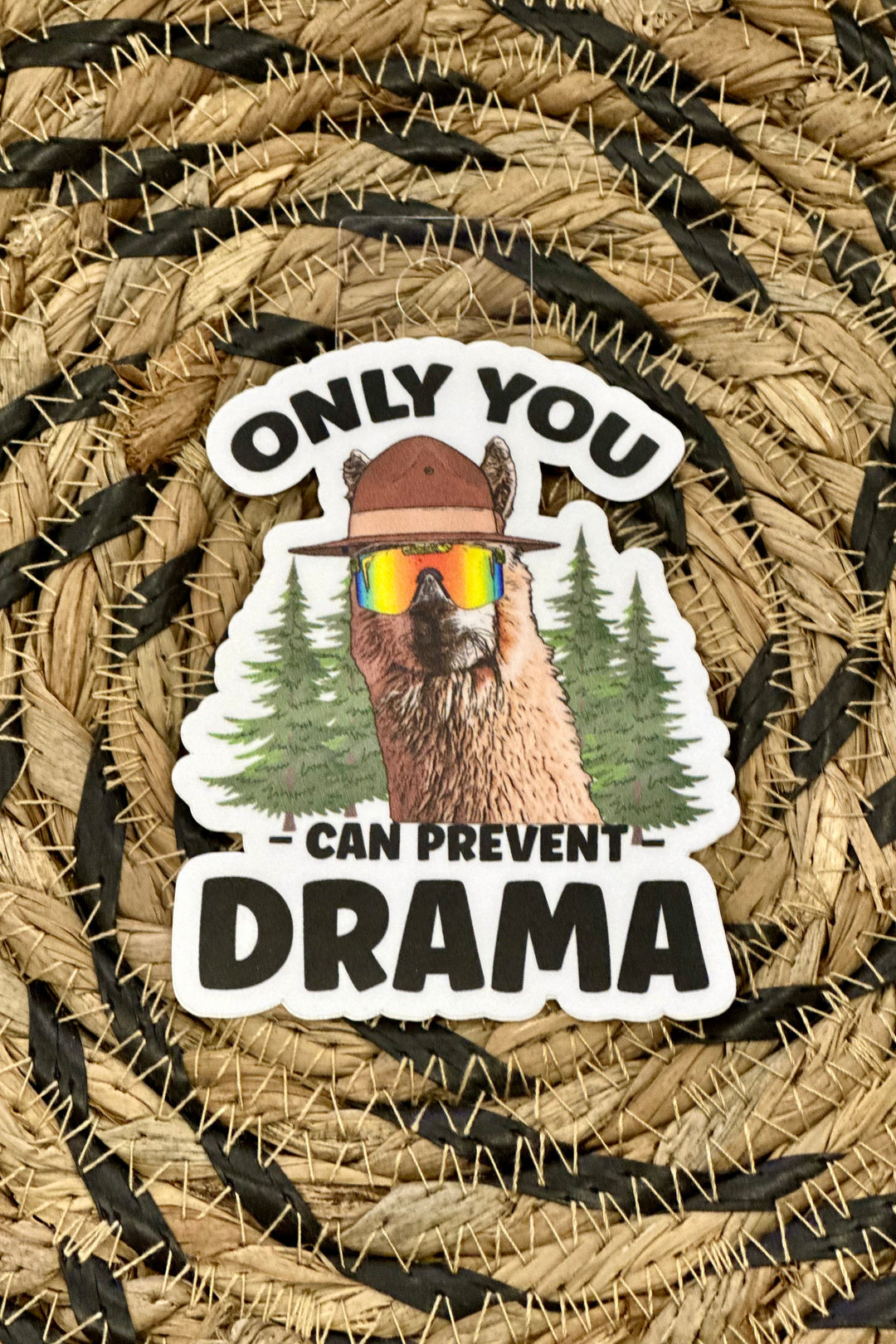 Llama Drama Sticker
