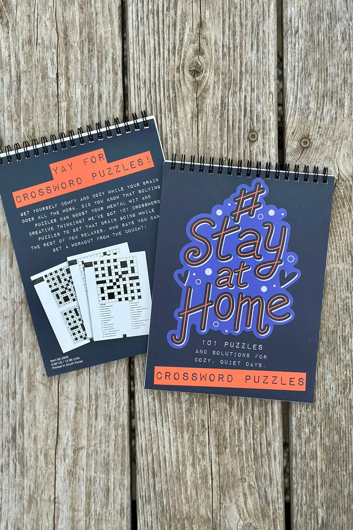 Stay at Home Crossword Puzzle Book