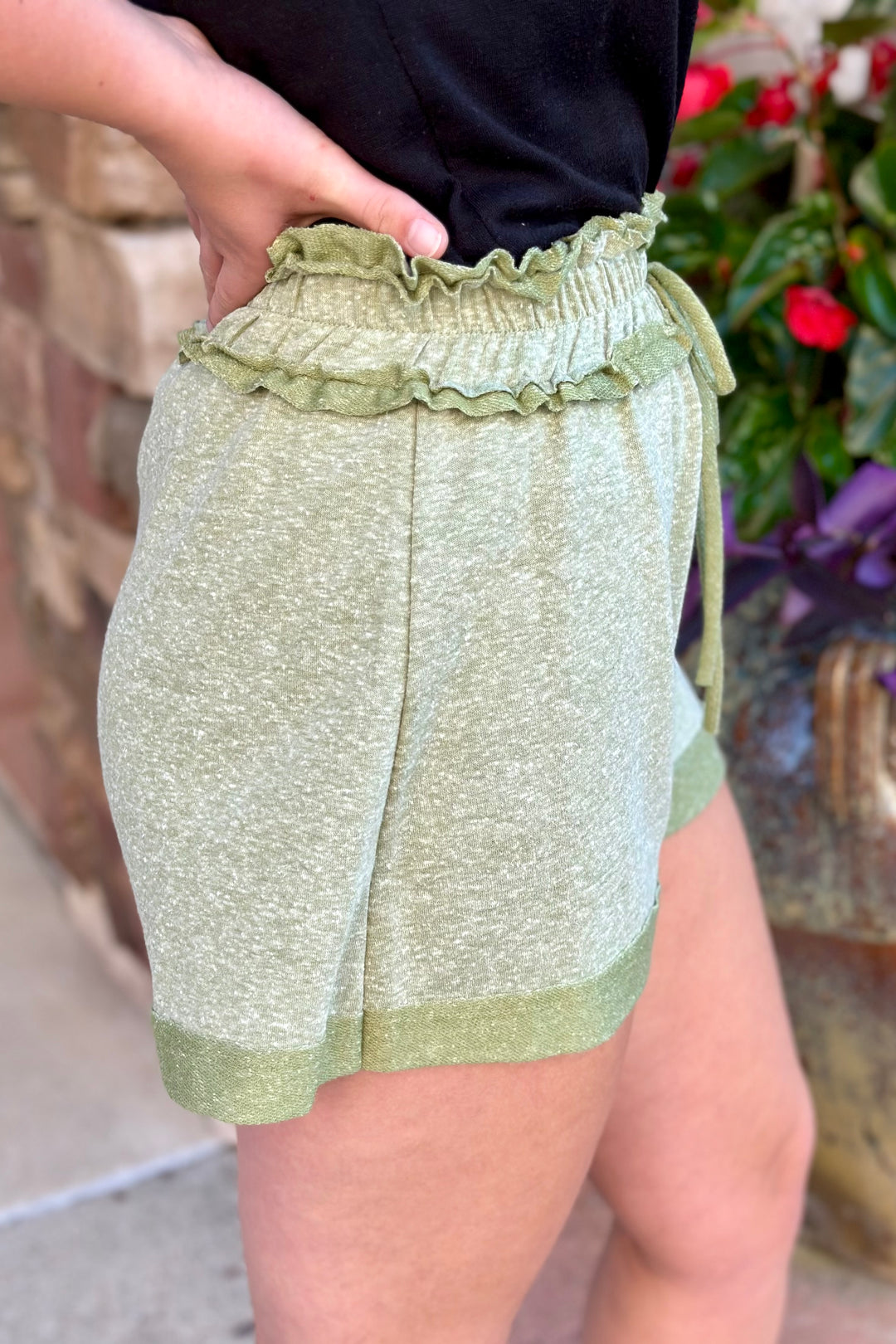 Noah Comfy Shorts - Sage Green