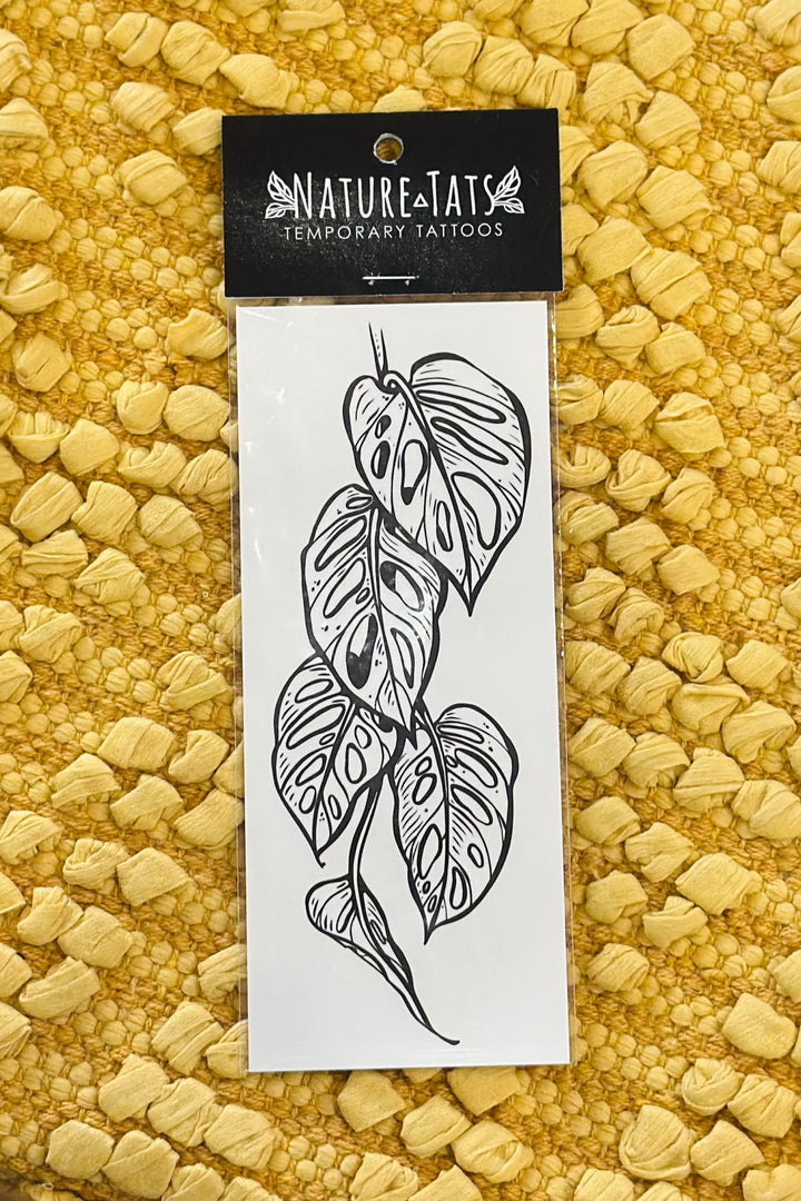 Monstera Vine Temporary Tattoo
