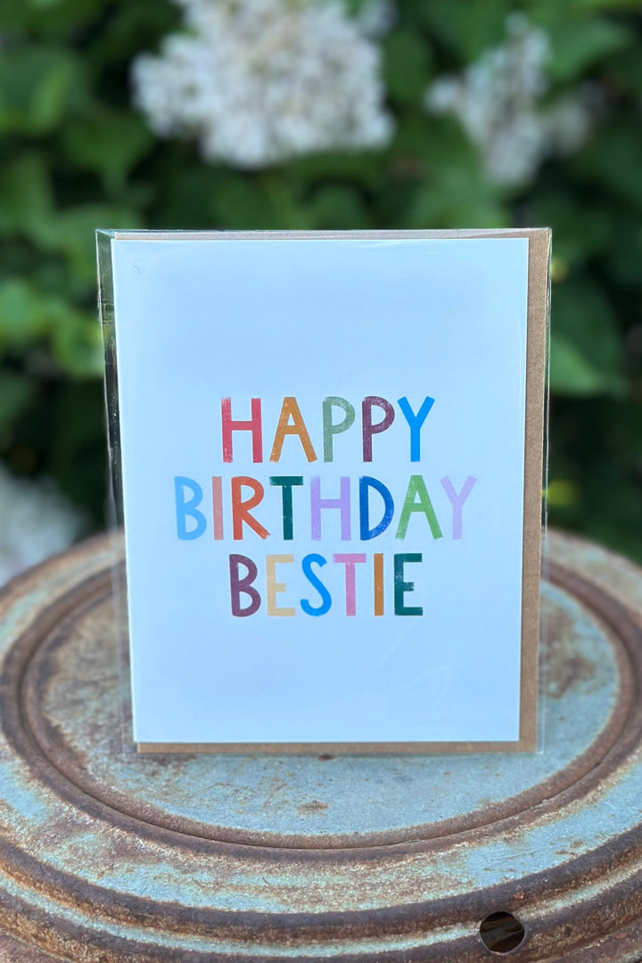 Happy Birthday Bestie Card