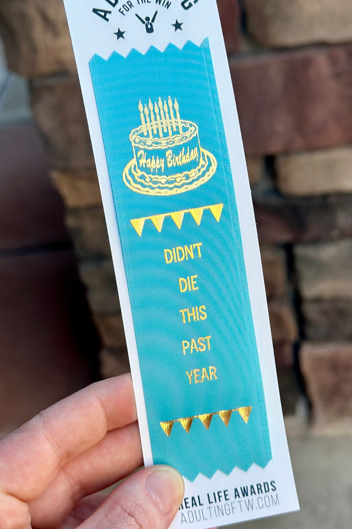 Award Ribbon: Happy Birthday