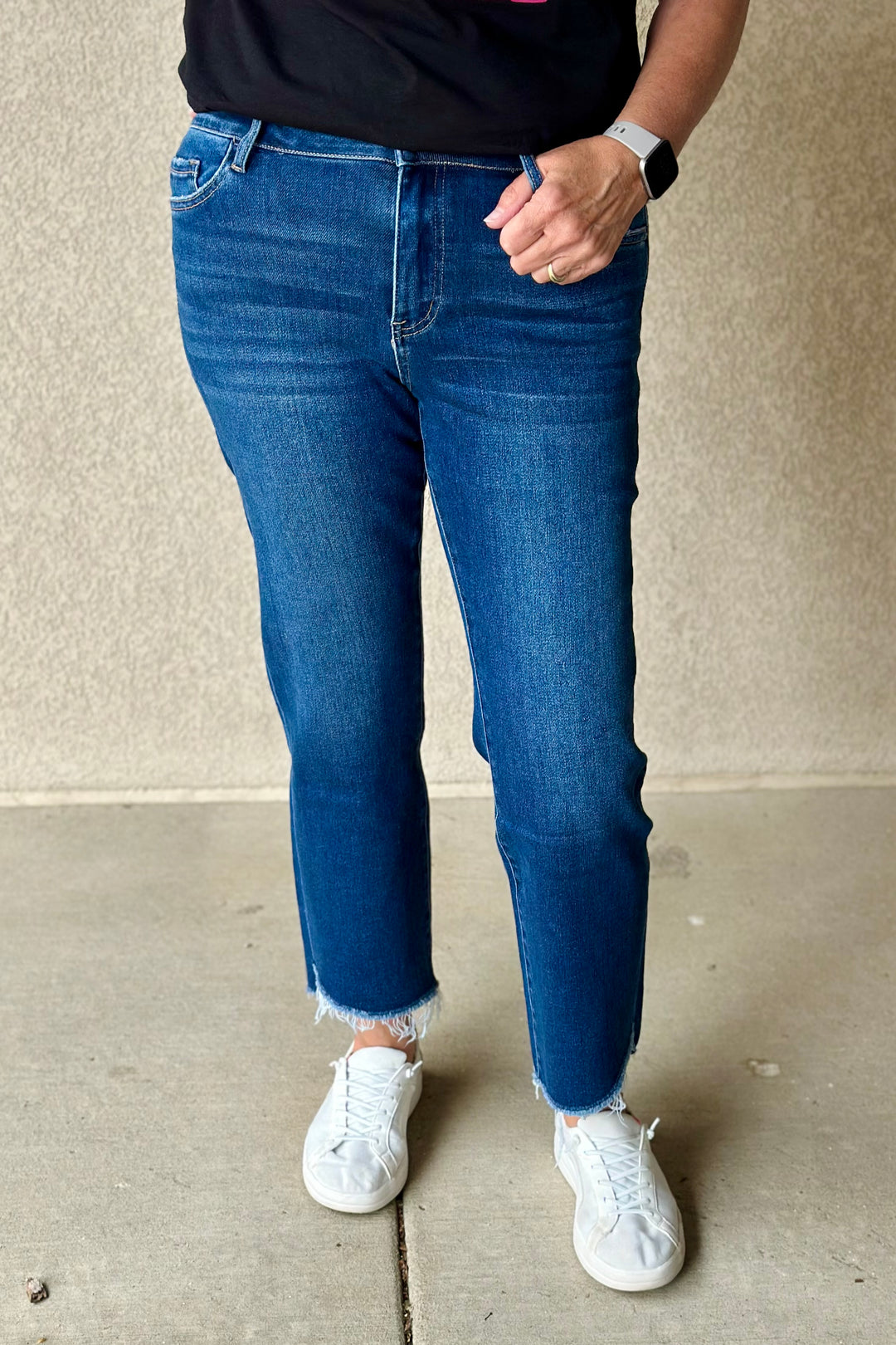 Sydney Cropped Flare Jeans from Lovervet