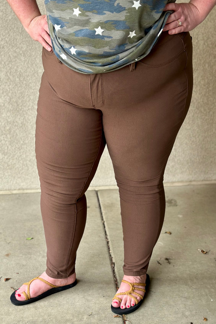 Holly Hyperstretch Pants - Walnut