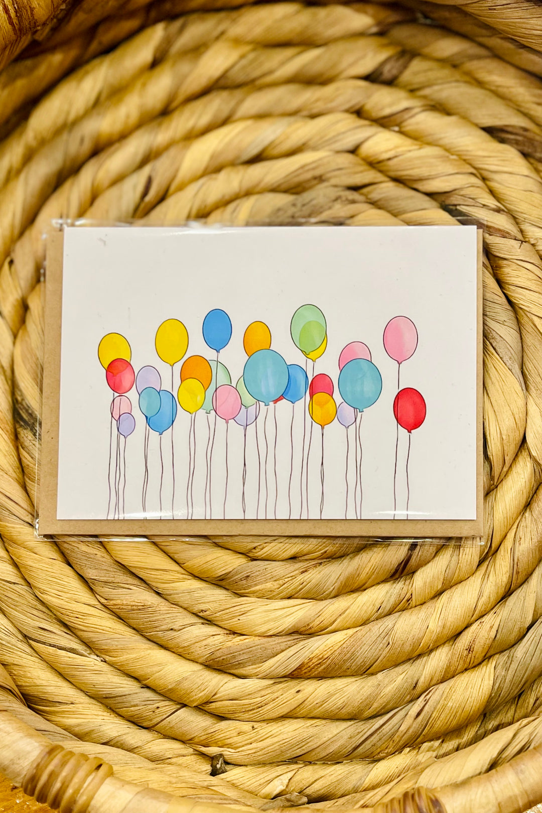 Happy Birthday Balloons - Greeting Card
