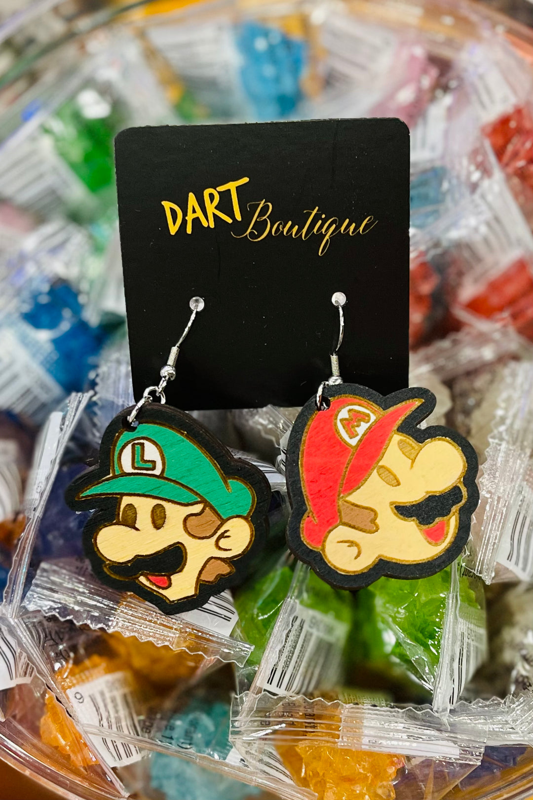 Mario and Luigi Earrings