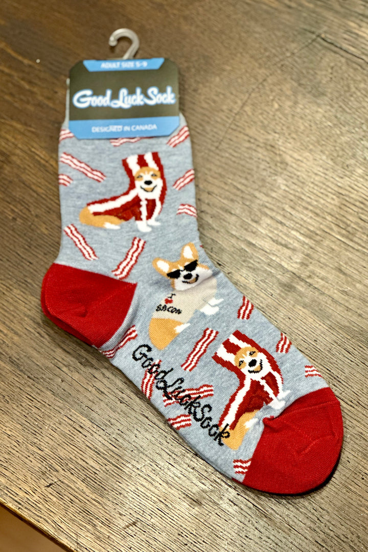 Corgi Bacon Socks - Women's