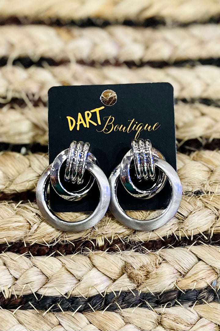Interlocking Hoop Earrings