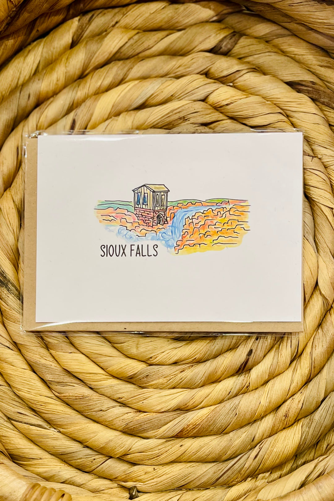 Sioux Falls, South Dakota Falls Park - Greeting Card