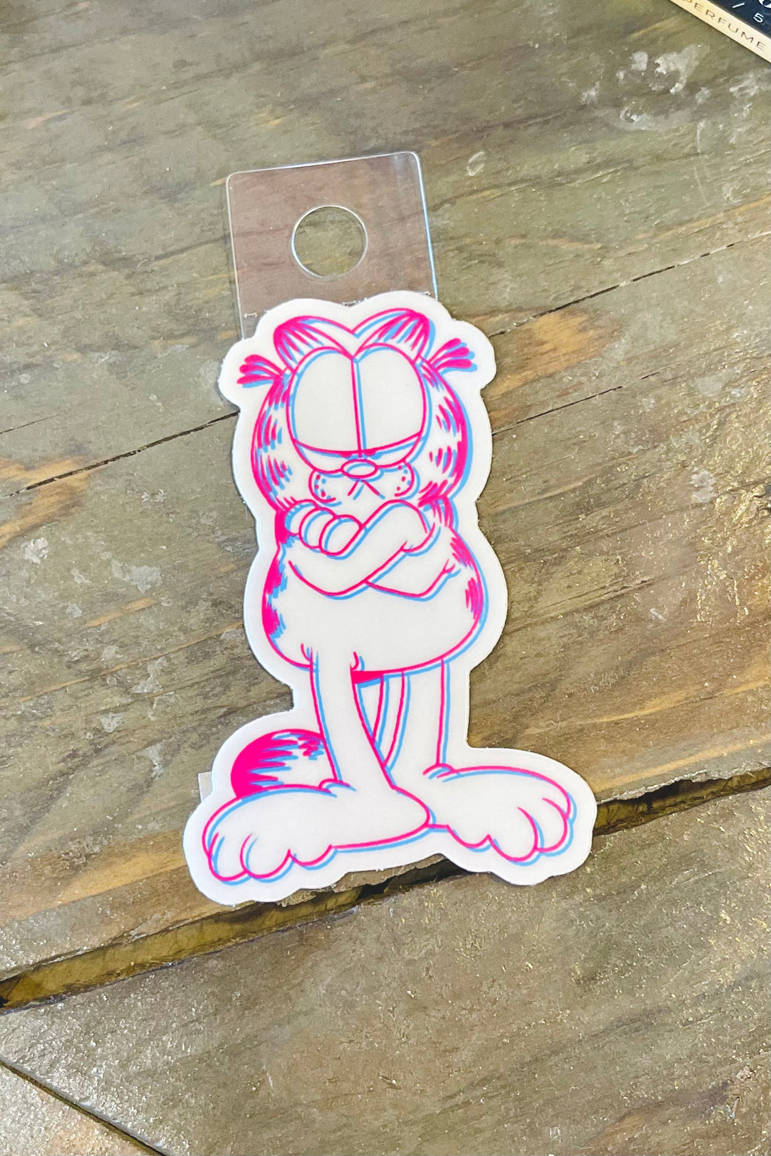 Garfield in 3D Vinyl Sticker