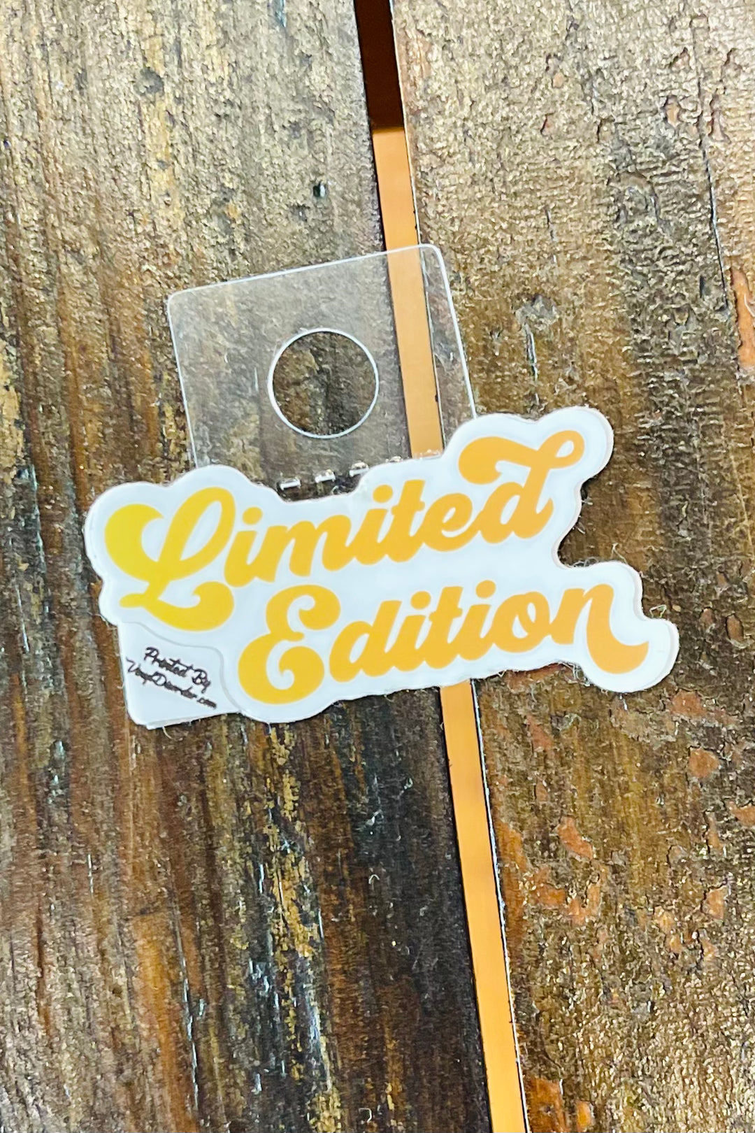 "Limited Edition" Vinyl Sticker