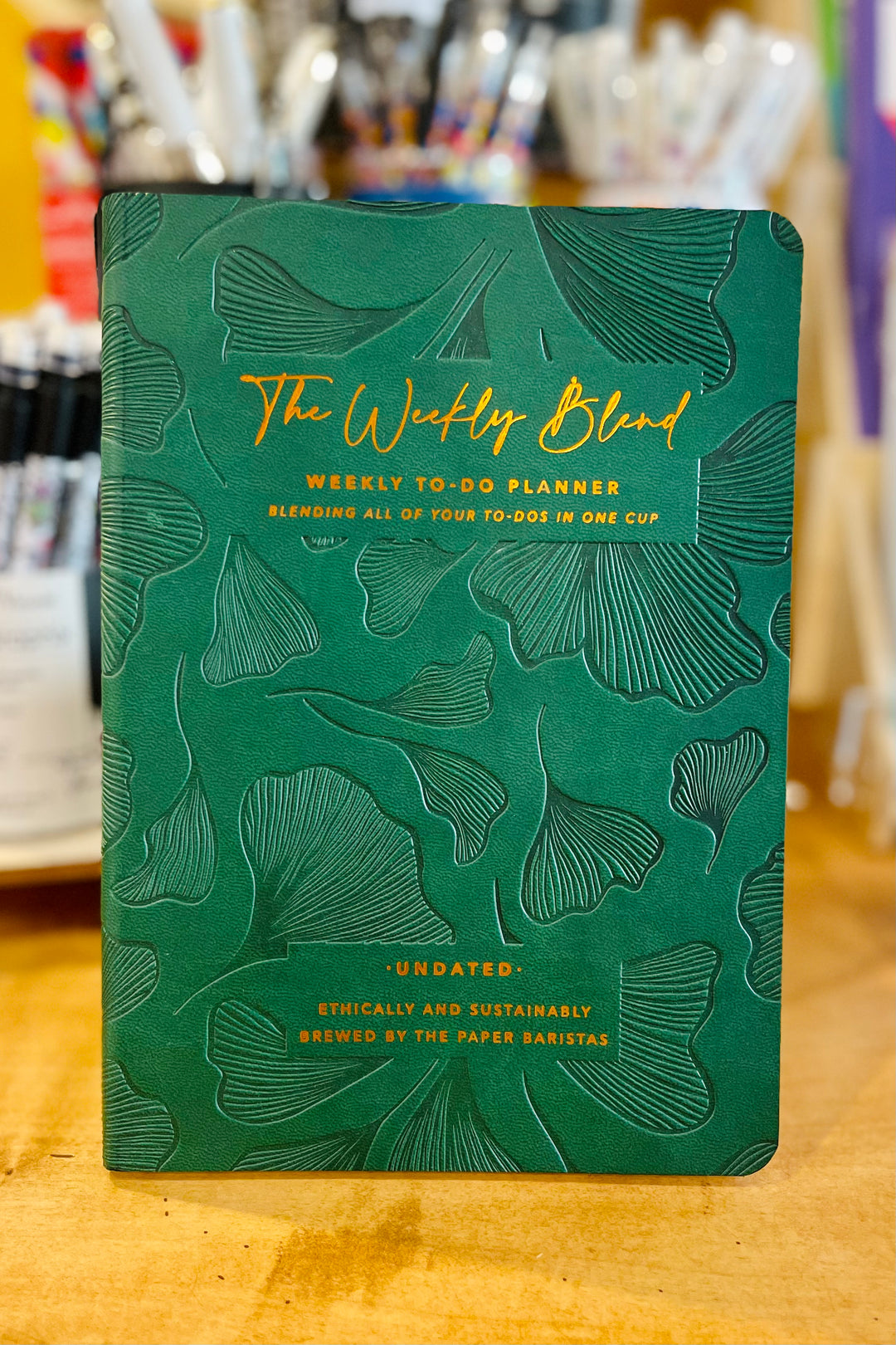 "The Weekly Blend" Undated Green Wkly ToDo + DotGrid Planner