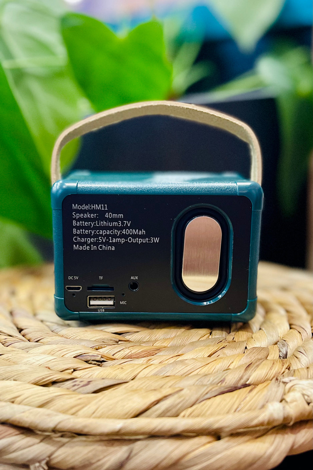 Mini Retro Bluetooth Speaker - Dark Green