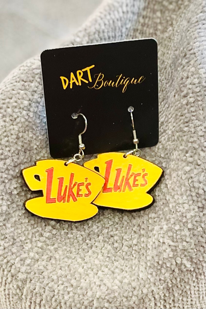 Luke's Diner Dangle Earrings