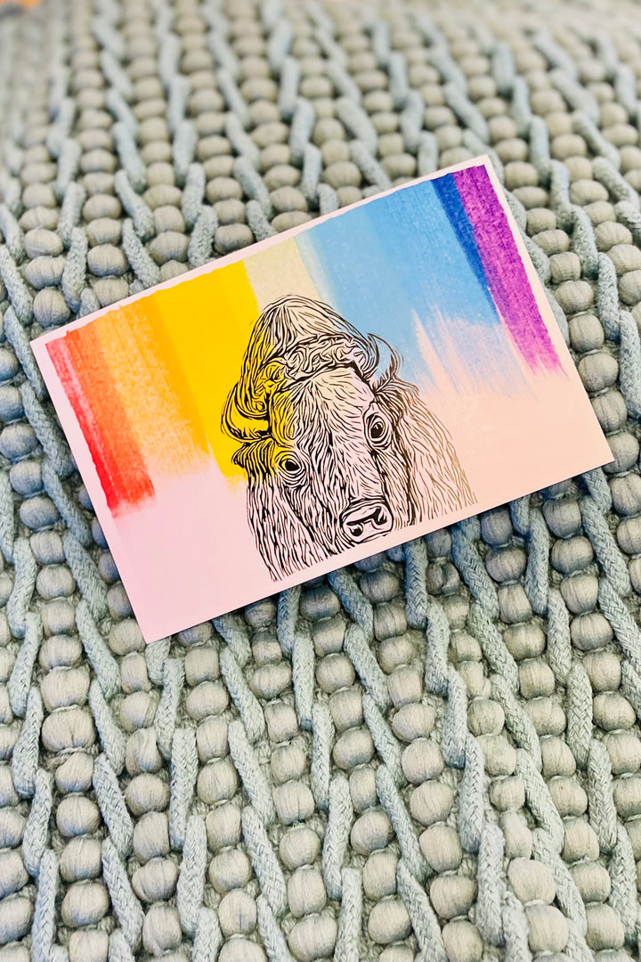 Buffalo Rainbow - Postcard