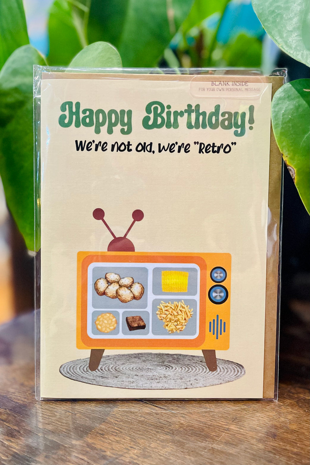 Birthday Card - TV Dinner