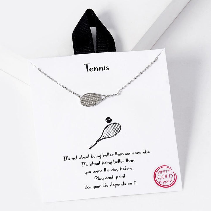 Tennis Necklace - Silver