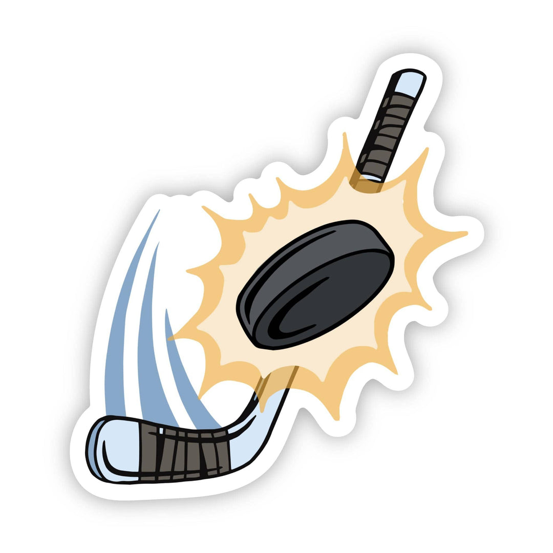 Hockey Shot Sticker