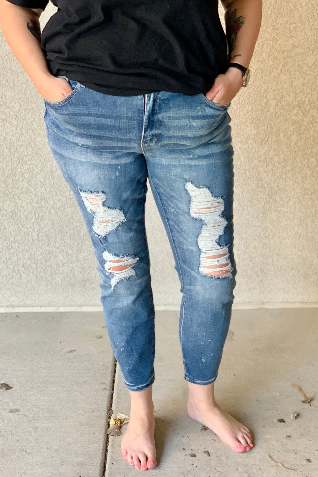 Crystal Judy Blue Jeans – DART Boutique
