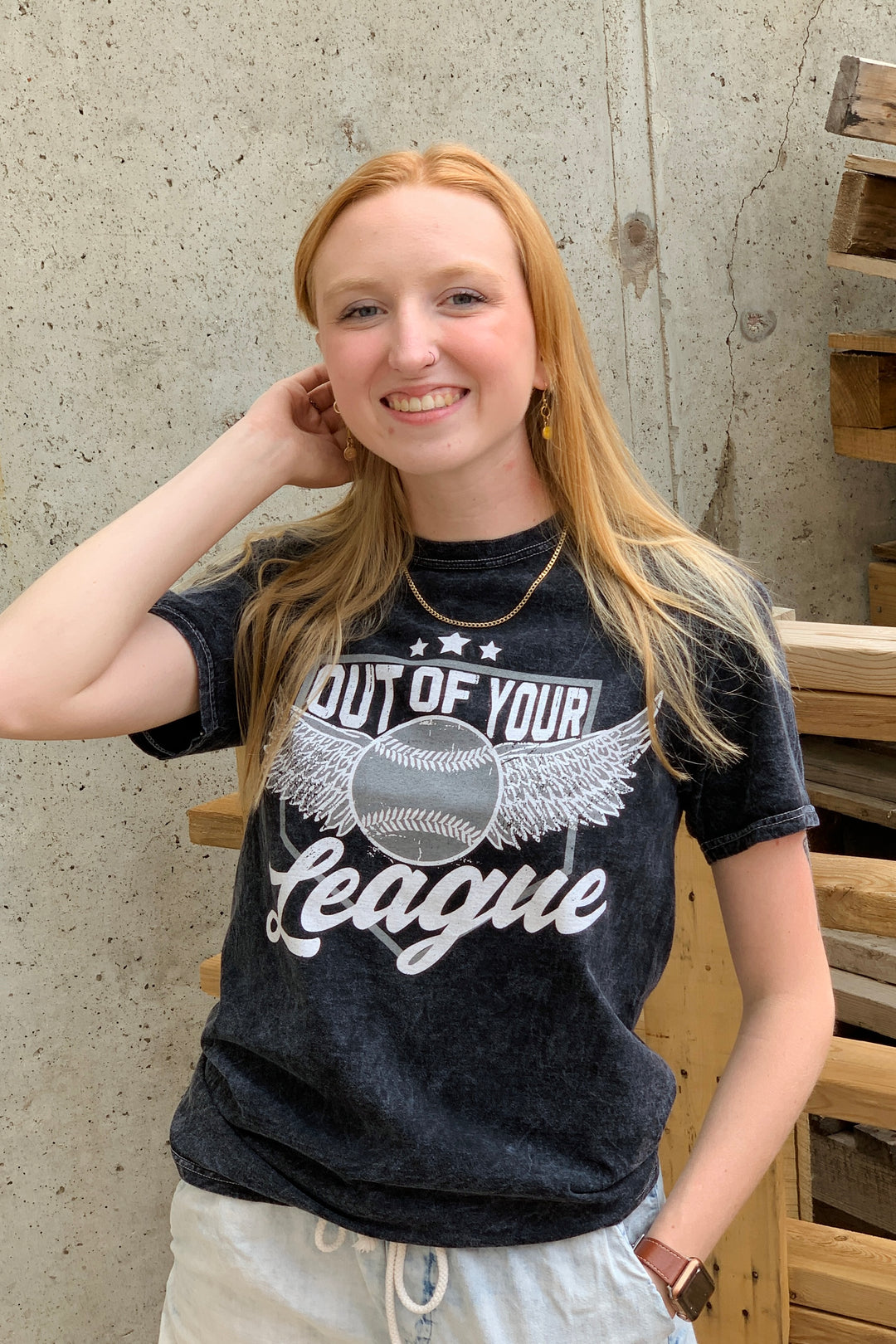 Out Of Your League Graphic Tee