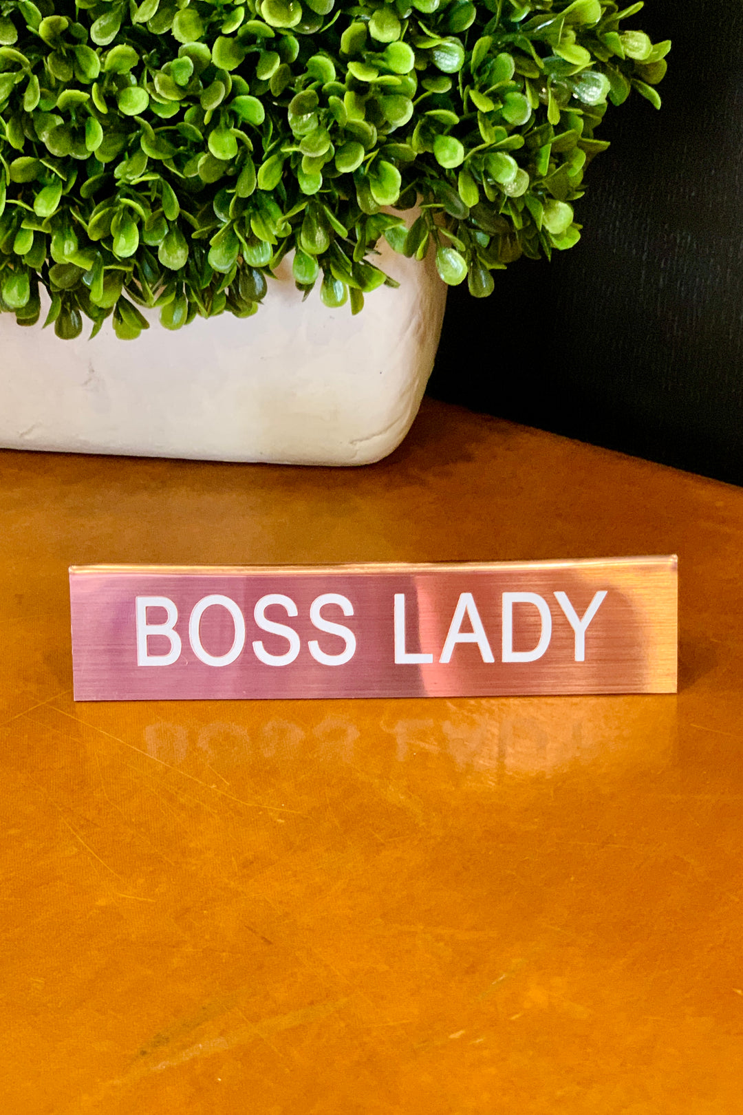 Boss Lady Desk Sign