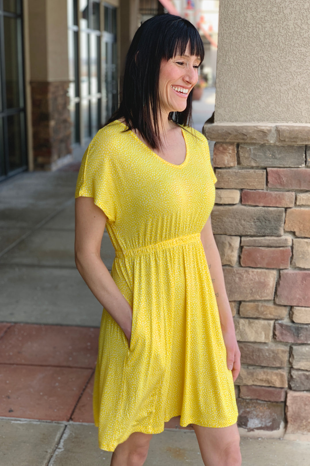Allthreads Boardwalk Dress - Sunshine Yellow