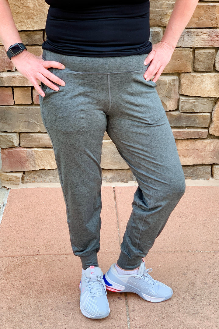 Ivy Active Joggers - Heather Charcoal