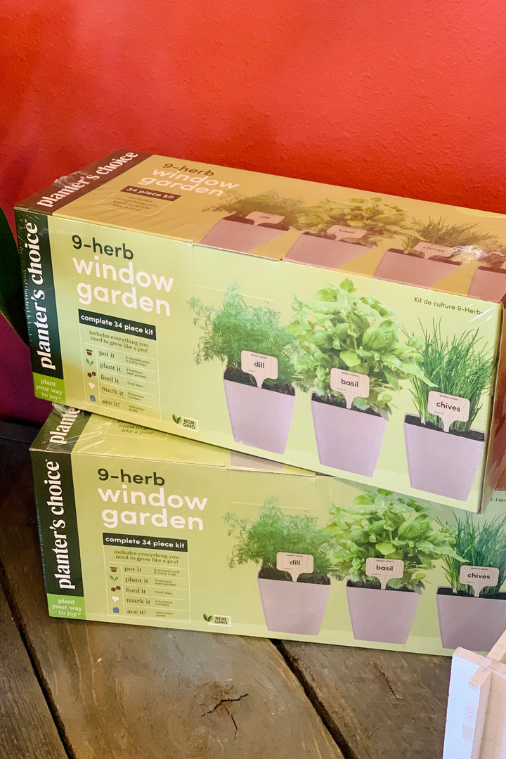 9 Herb Window Garden