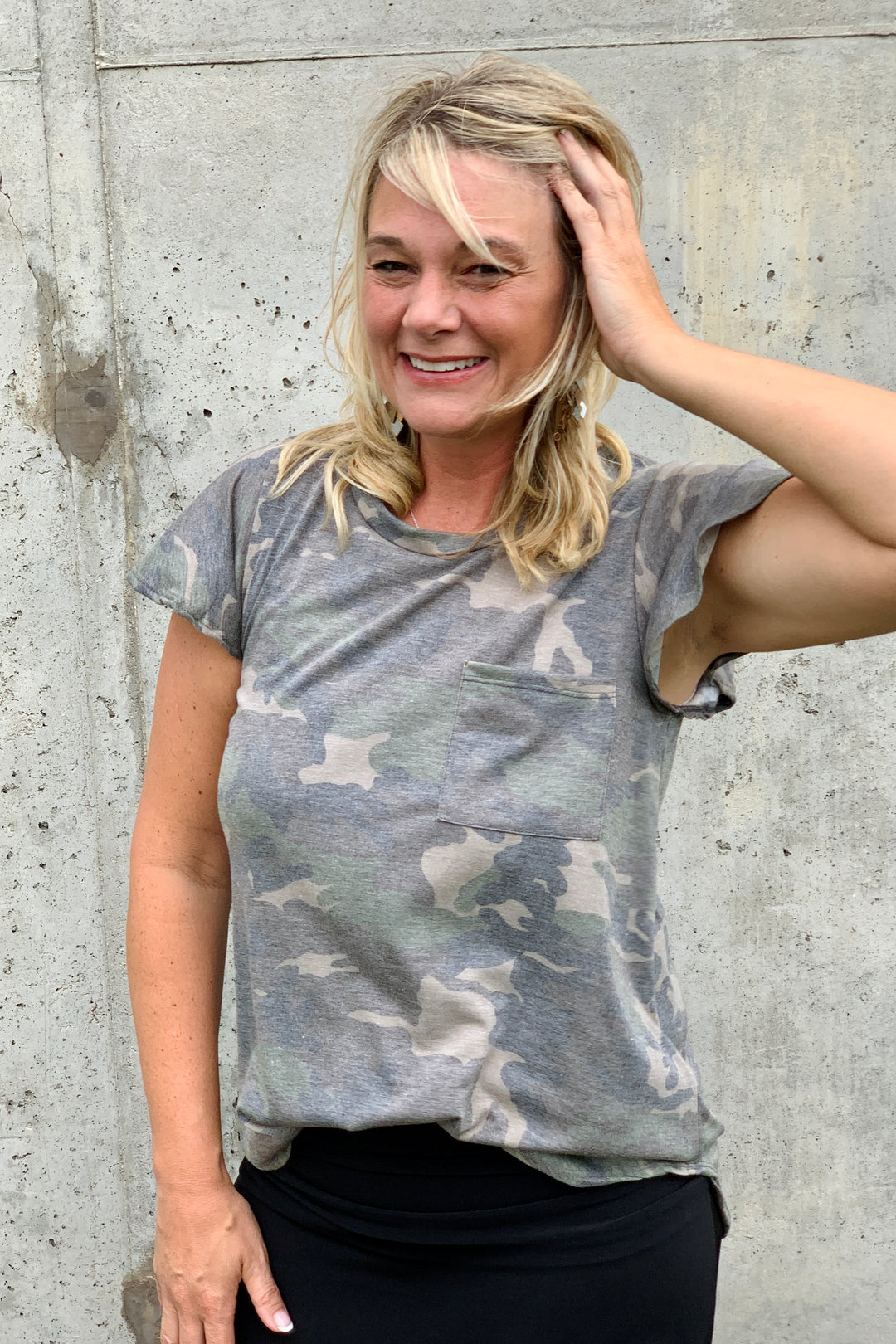 Becca Camouflage Top
